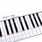 88-Key Piano Keyboard Practice Card for Kids Piano Learning Practice Lesson Gift