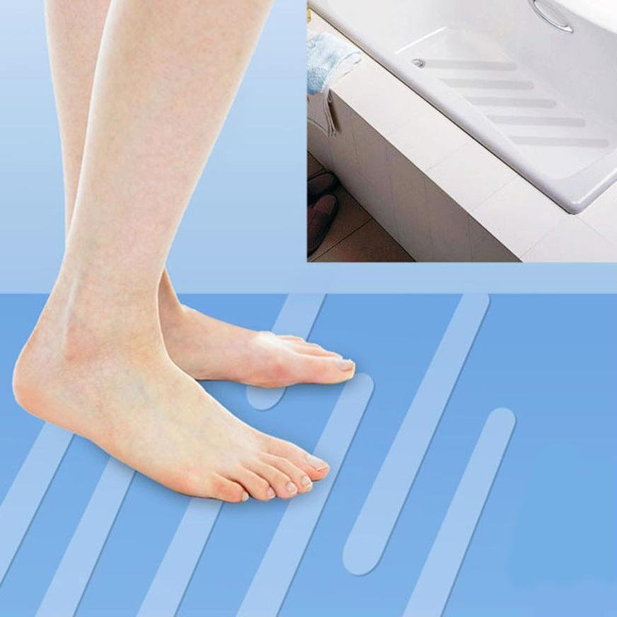 Anti Slip Feet Bath Grip Shower 12pcs Stickers Steps Adhesive Strips Appliques