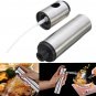 Silver Stainless Steel Olive Pump Spraying Oil Cookware Kitchen Tools