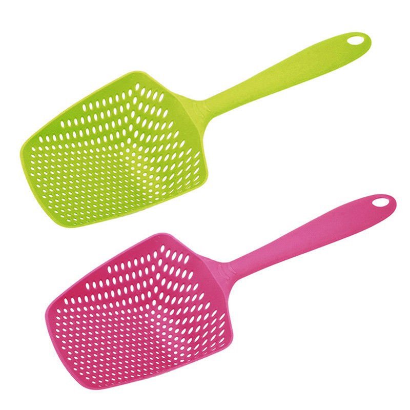 High Quality Scoop Colander Nylon Spoon Kitchen Tool Random Color Free Shipping