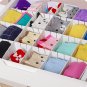6Pcs/set Adjustable Wardrobe Drawer Divider Storage Clapboard For Ties Socks
