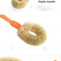 Home cleaning hemp fiber non-stick skillet brush for cleaning pad,microwave,bowl