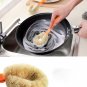 Home cleaning hemp fiber non-stick skillet brush for cleaning pad,microwave,bowl