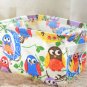 1pc Multifunction Cotton Linen Animal OWL Storage Basket Storage Box Jewelry Box