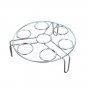 Stainless Steel Eggs Steamer Rack 7 Holes Steaming Grid Stand Cookware Tool