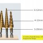 Doersupp 3-Set HSS Titanium Coated Drill Bit !! Free Shipping !!