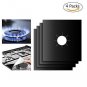 Gas Stove Protector ( 4 pcs ) Cover/Liner Clean Mat Pad Protector Reusable
