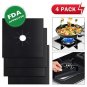 Gas Stove Protector ( 4 pcs ) Cover/Liner Clean Mat Pad Protector Reusable