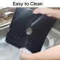 Gas Stove Protector ( 4 pcs ) Cover/Liner Clean Mat Pad Protector Reusable
