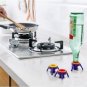 6Pcs Toss It Bottle Cap Stand Kit Leakproof Cover Kitchen Holder New 2018