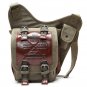 Men Canvas Retro Travel Cycling Crossbody Bag Chest Bag