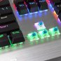 104Keys USB Wired RGB LED Backlight Mechanical Handfeel Gaming Keyboard 26Keys