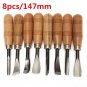 8pcs WOODPECKER Graver Wood Carving Knife Chisel Wood Carving Hand Tool