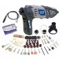 220V 170W Variable Rotary Tool Electric Mini Drill with Flexible Shaft and 91pcs
