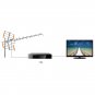 HD Digital Outdoor TV Antenna With 15m Cable For DVBT2 HDTV ISDBT ATSC High