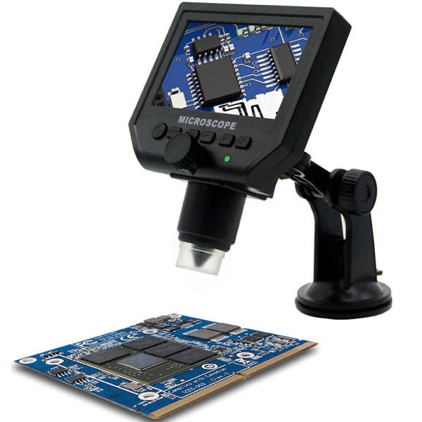 G600 Digital Portable 1-600X 3.6MP Microscope Continuous Magnifier with LCD