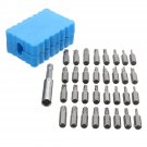 33pcs Security Tamper Proof Torx Hex Star Bit Set Magnetic Holder Screwdriver