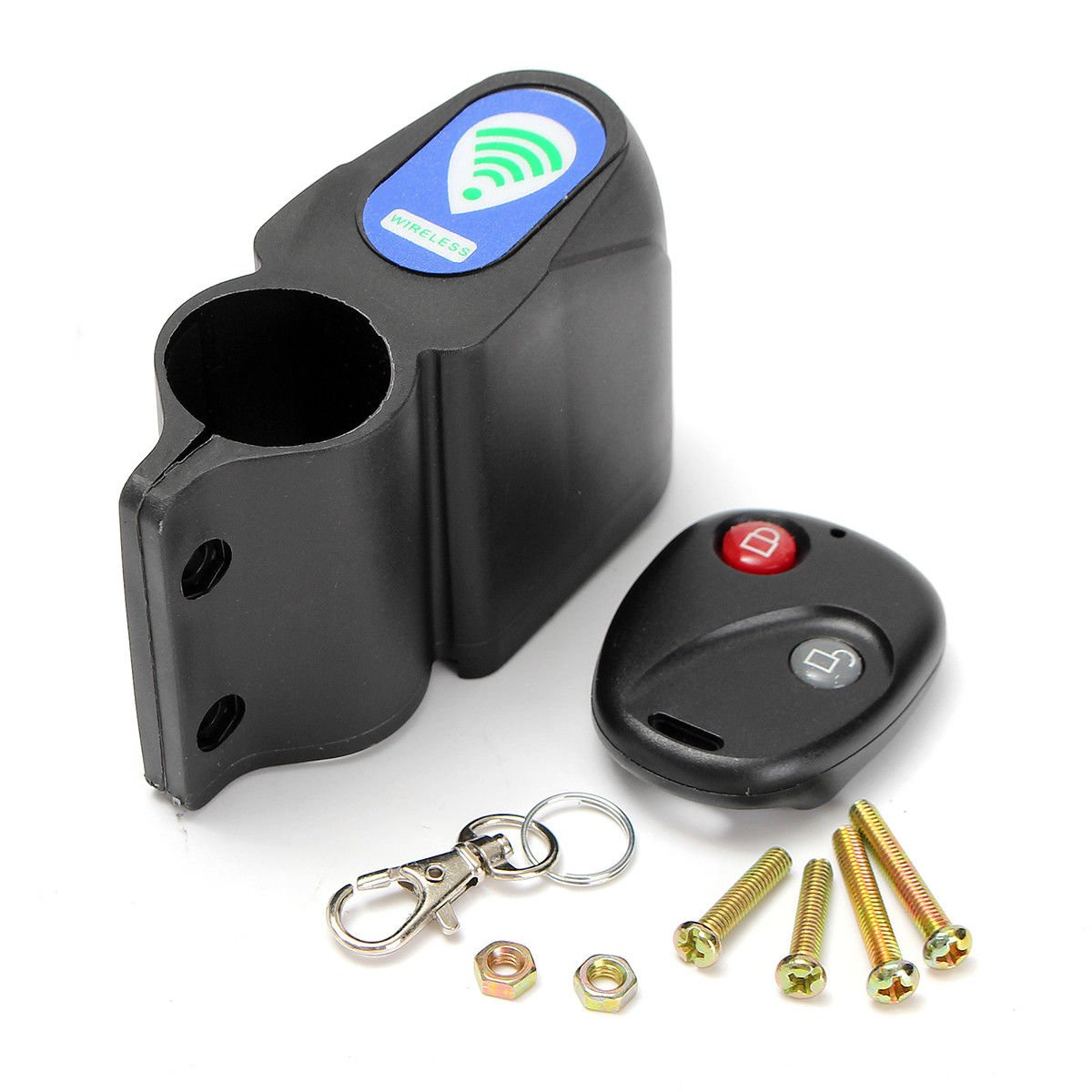 Alarm Anti Theft Lock with Wireless Remote Control Cycling Bicycle Bike Security