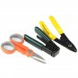 Fiber Optic Tool Kits FTTH Stripping Double Hole Fiber Pliers Stripper Scissors
