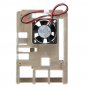 Acrylic Transparent Clear Case Enclosure Box + Cooling Fan for Raspberry Pi 3