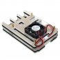 Acrylic Transparent Clear Case Enclosure Box + Cooling Fan for Raspberry Pi 3