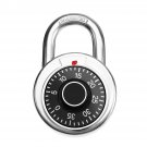 Round Shape Coffer Dial Combination Lock Luggage Door Cabinets Padlo Password