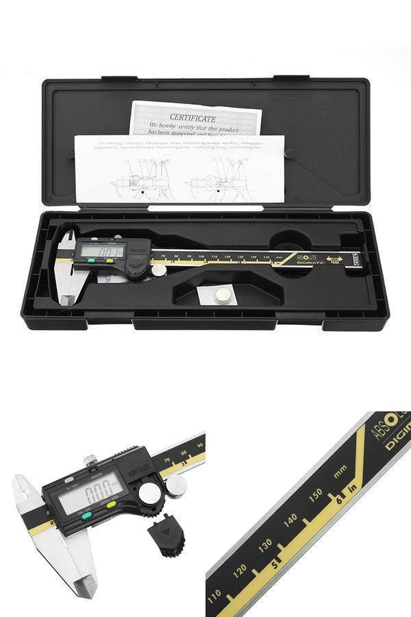 6inch 0-150mm 0.01mm Digital Caliper Stainless Steel Electronic Vernier Calipers