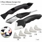 3pcs set Silicone Scraper Caulking Grouting Tool Sealant Finishing Cleaning Kit