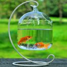 Transparent Hanging Glass Vase Container Terrarium Plant Fish Flower Pot Vase