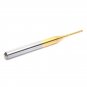 10pcs 1mm Tungsten Steel Titanium Coat Carbide End Mill Engraving Bits CNC PCB D