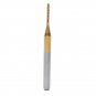 10pcs 1mm Tungsten Steel Titanium Coat Carbide End Mill Engraving Bits CNC PCB D