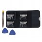 25 in 1 Screwdriver Wallet Kit Repair Tools Screwdrivers Set Precision Screw