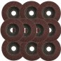 10pcs Polishing Wheel Film Angle Grinder 115mm Flap Sanding Discs 22.2mm Bore 40