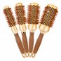 4pcs/set Hair Brush Professional Round Aluminum Tube Comb Set Barrel Curling