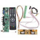 V56 Universal TV LCD Driver Board PC / VGA / HD / USB Interface + 4 Lamp Inverte