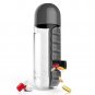 600ML Plastic Water Bottle With Daily Pill Box Organizer Drinking Bottles
