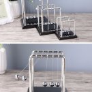 Newton's Cradle Art in Motion Balance Balls Physics Pendulum Science Wave Desk