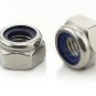 100PCS M3/M4/M5/M6 Nylon Self Lock Nut Locking Stainless Steel Hex Nuts Tools