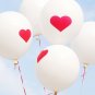 10pcs/lot Heart Balloons For Couples Printed 12 Inch Romantic Decorate Baloon