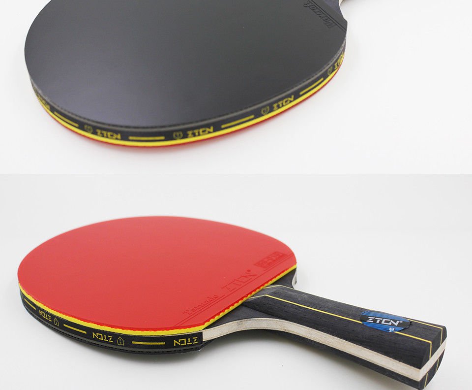 Brand Quality Table Tennis Racket Ddouble Pimples-in Rubber Ping Pong Rocket ten