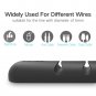 2Pcs Cable Winder Earphone Organizer Silicon Wire Holder For Charger Data Clips