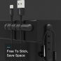 2Pcs Cable Winder Earphone Organizer Silicon Wire Holder For Charger Data Clips