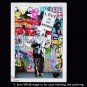 1 PCS Art Love Is The Answer Wall Art Large Colorful Graffiti Street Roll