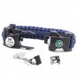 Braided Bracelet Men LED Light Multifunctional Paracord Survival Bracelet Outdoo