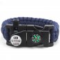 Braided Bracelet Men LED Light Multifunctional Paracord Survival Bracelet Outdoo