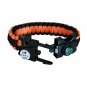 Braided Bracelet Men LED Light Multifunctional Paracord Survival Bracelet Outdoo