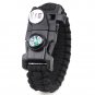Braided Bracelet Men LED Light Multifunctional Paracord Survival Bracelet Outdoo