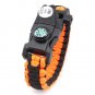 Braided Bracelet Men LED Light Multifunctional Paracord Survival Bracelet Outdoo