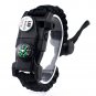 Braided Bracelet Men LED Light Multifunctional Paracord Survival Bracelet Outdoo