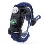 Braided Bracelet Men LED Light Multifunctional Paracord Survival Bracelet Outdoo